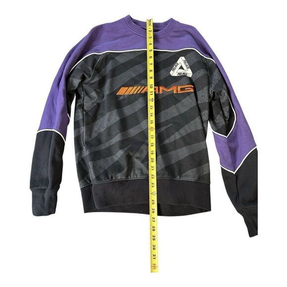 Palace x AMG Technical Crew Sweatshirt | Black | Small | SS21 | Mercedes Benz - Picture 2 of 10